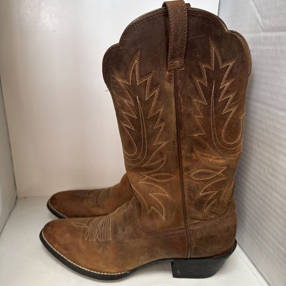 Ariat Heritage R Toe Women's Size 8.5 B Western Boot 10001021 Leather